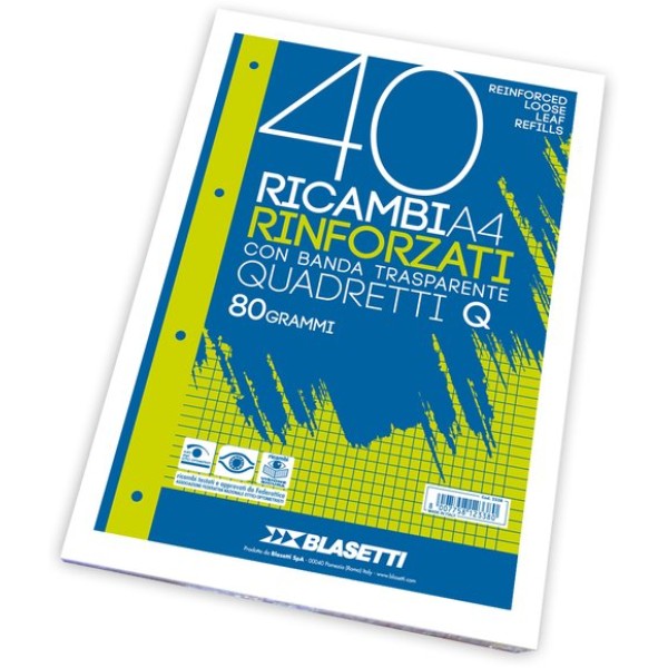 Ricambi rinforzati Blasetti - A4 - Q - 2338 (conf.40)