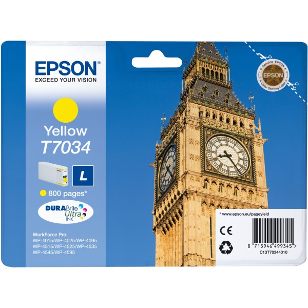 Cartuccia Epson T7034 (C13T70344010) giallo - 516453