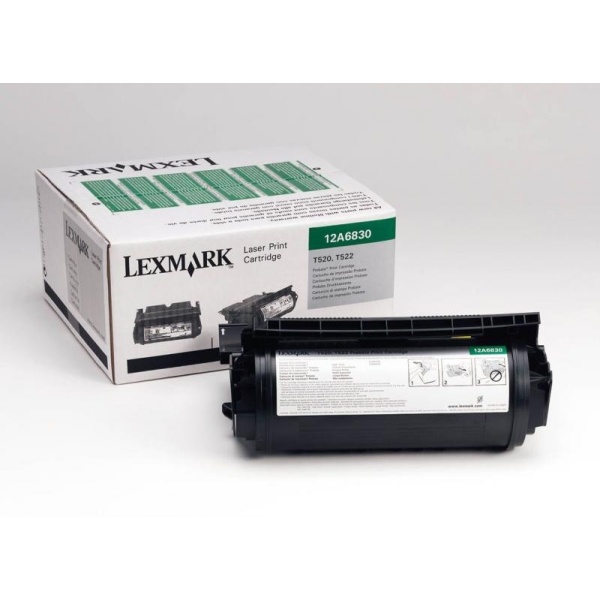 Toner Lexmark 12A6830 nero - 553974