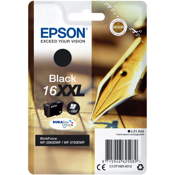 Cartuccia Epson 16XXL (C13T16814012) nero - 601180