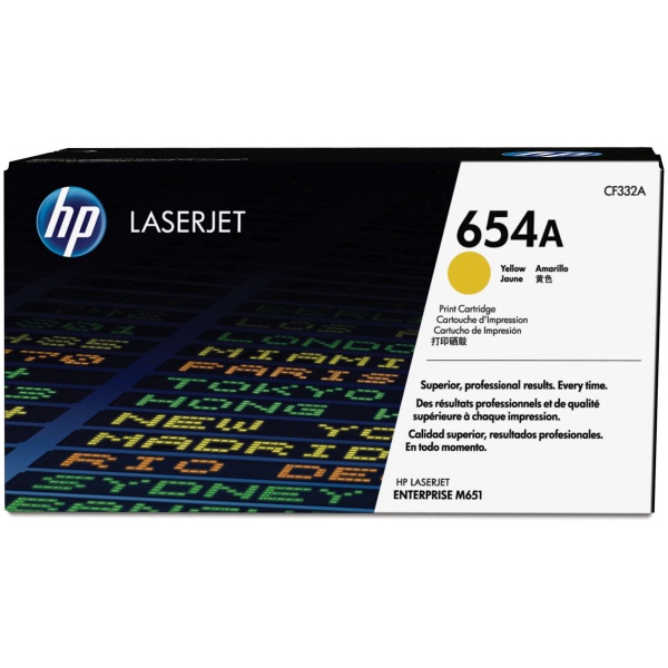 Toner HP 654A (CF332A) giallo - 601308