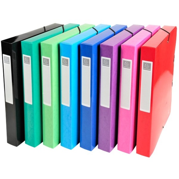 Scatole archivio box Iderama Exacompta - assortiti - 59929E (conf.8)