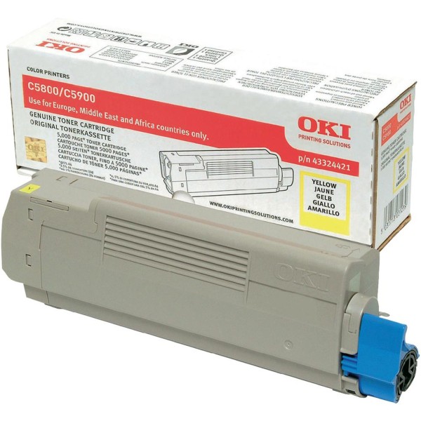 Toner Oki 43324421 giallo - 780954