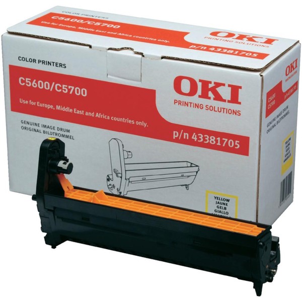 Tamburo Oki 43381705 giallo - 780996