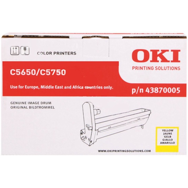 Tamburo Oki 43870005 giallo - 791492