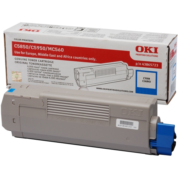Toner Oki 43865723 ciano - 823397