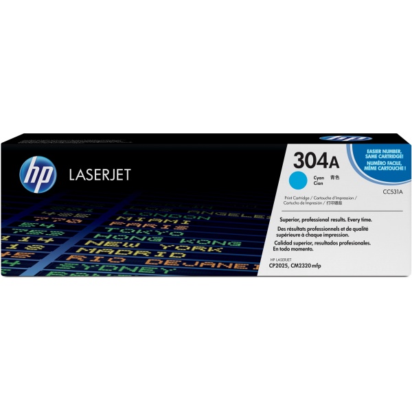 Toner HP 304A (CC531A) ciano - 875397