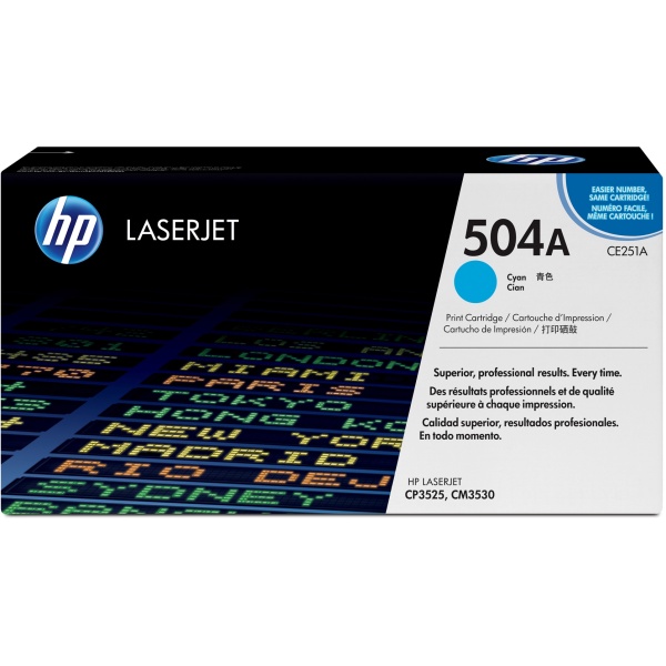 Toner HP 504A (CE251A) ciano - 876685