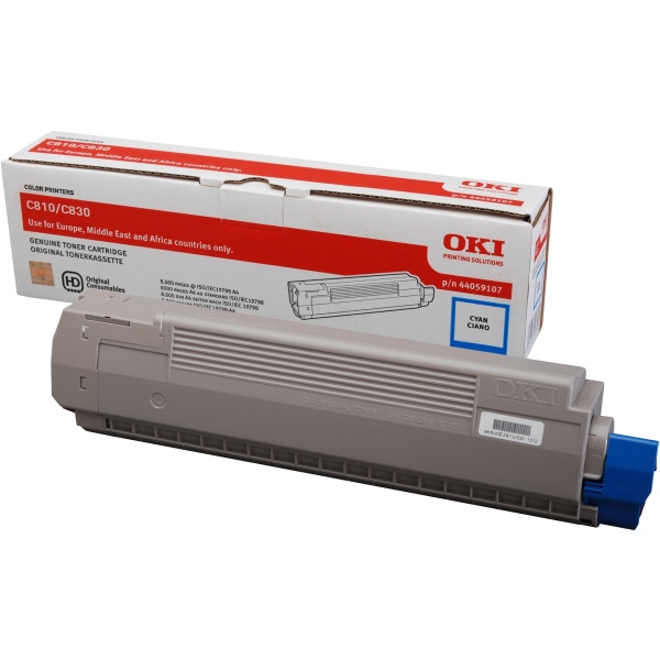 Toner Oki 44059107 ciano - 878782
