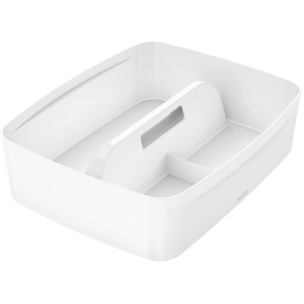 Vassoio Organizer Leitz MyBox&reg; Leitz - 30,7x37,5x10,1 cm - bianco - 53220001