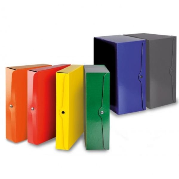 Cartelle portaprogetto 3 lembi Iris Euro-cart - dorso 3 cm - 25x35 cm - nero - CPRIO03ELPNE IRIS