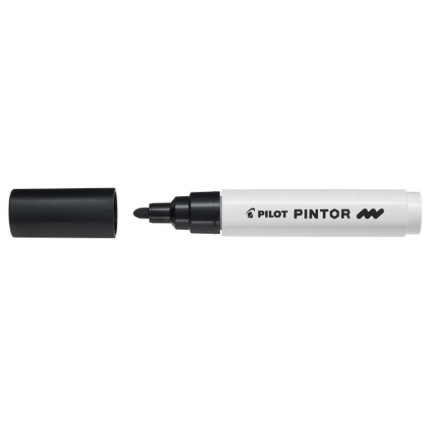 Marcatore a base d'acqua PINTOR Pilot medio - nero - 002383 (conf.6)