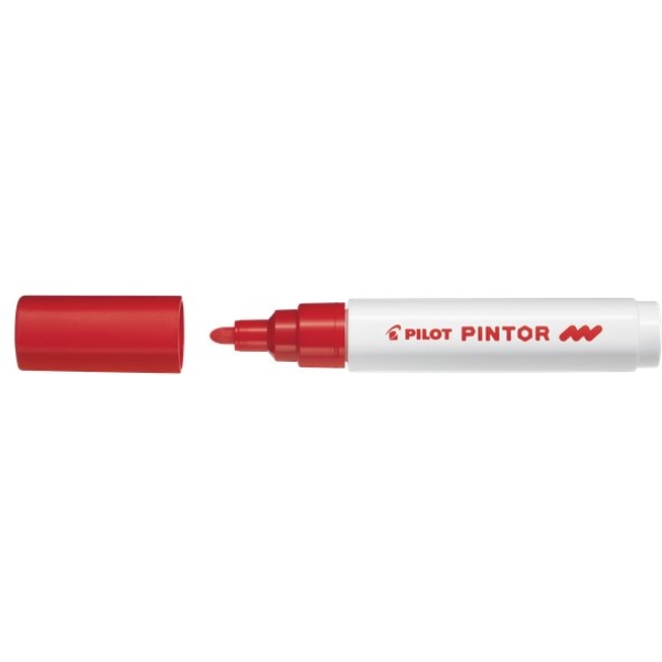 Marcatore a base d'acqua PINTOR Pilot medio - rosso - 002385 (conf.6)