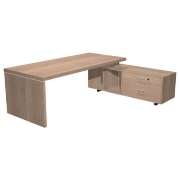 Postazione manageriale Artexport Flora- noce arabis - L225 P170 H74 CM - 902RIT/K