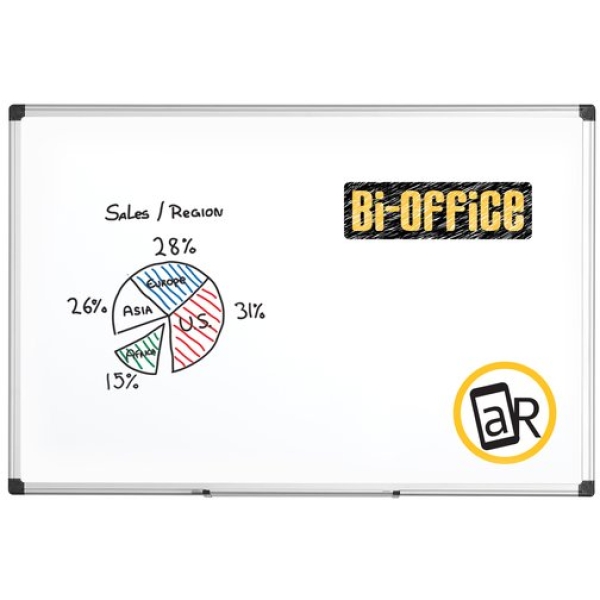 Lavagna magnetica laccata maya Bi-Office - 90x60 cm - MA0307170