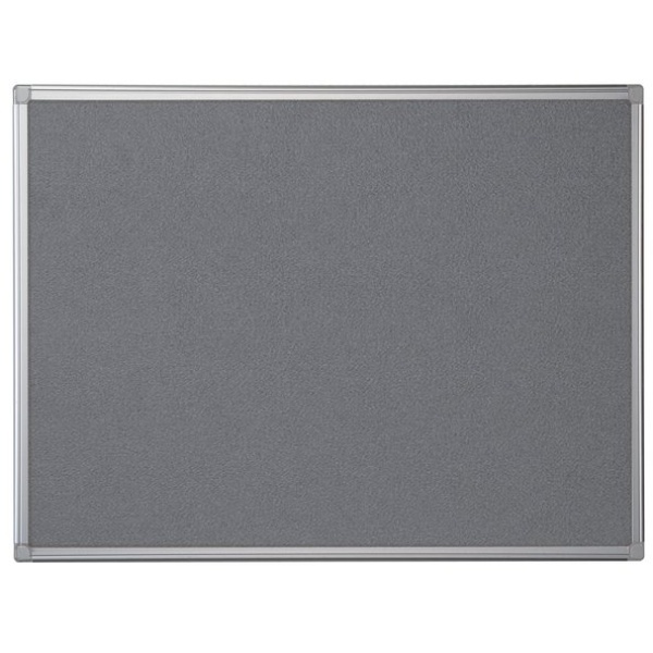 Pannello in feltro Maya Bi-Office - 120x90 cm - grigio - FA0542170