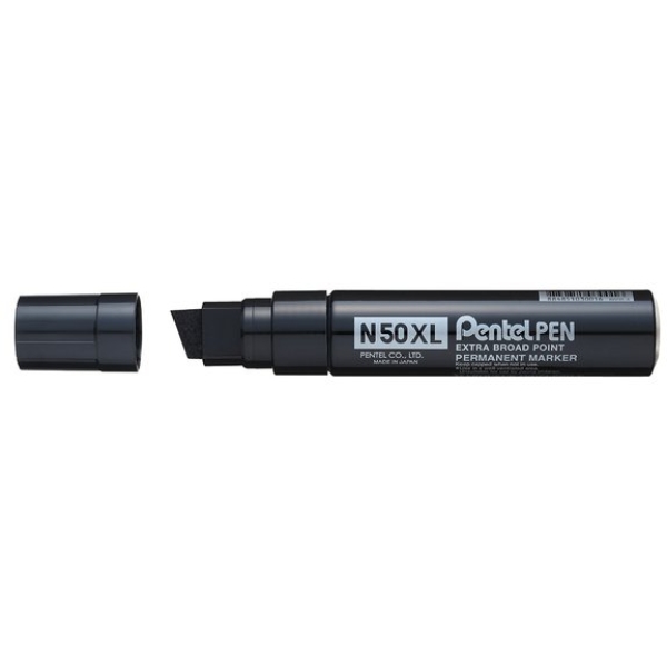 Marcatore permanente Extra Large N50 Pentel - 17 mm - nero - N50XL-A
