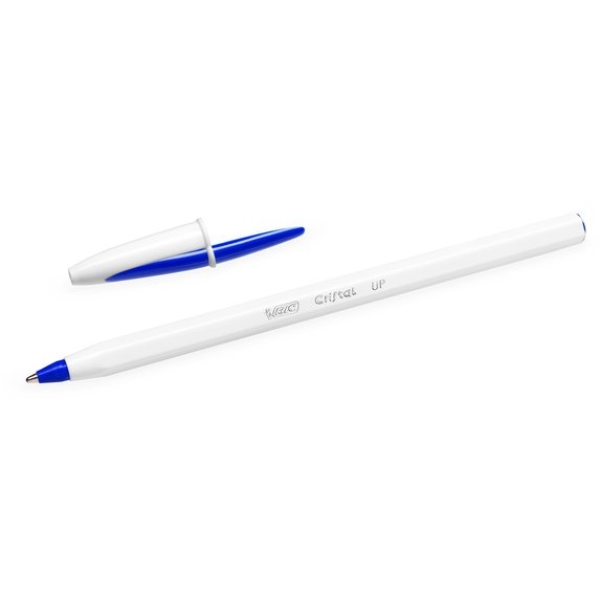 Penne Cristal UP Bicolor Bic - Bianco/Blu - 949879 (conf.20)