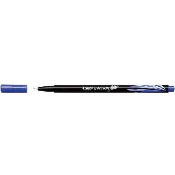 Fineliner Intensity Bic - 0,8 mm - Blu - 942070 (conf.12)