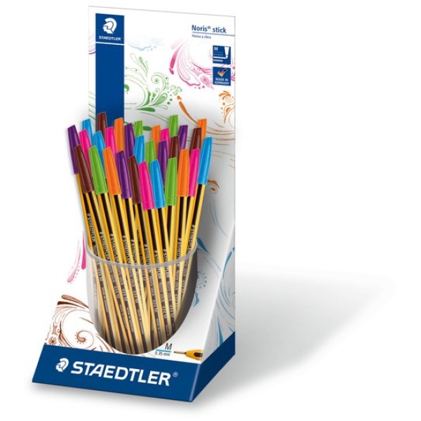 Penne a sfera Noris&reg; Stick  Staedtler - assortito - 434M-SKP30 (conf.30)