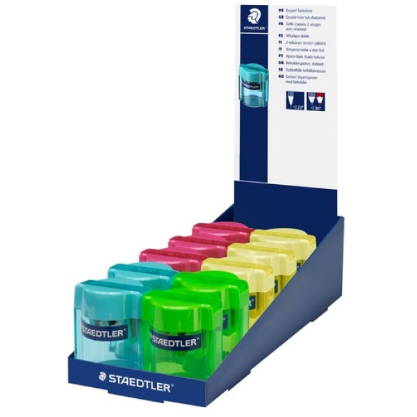 Temperamatite super jumbo e normale Staedtler - 2 fori - 513 006