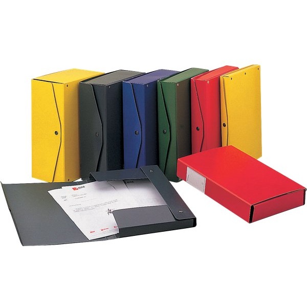 Scatola archivio Project King Mec - dorso 10 cm - 25x35 cm - blu - 00023904 (conf.5)