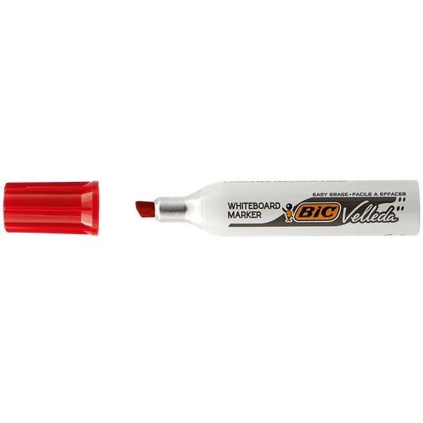 Marcatore Velleda 1781 Bic - 3,2-5,5 mm - rosso - 1199178103 (conf.12)