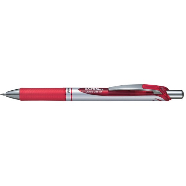 Roller Energel XM Klick Pentel - 0,7 mm - rosso - BL77-BO (conf.12)