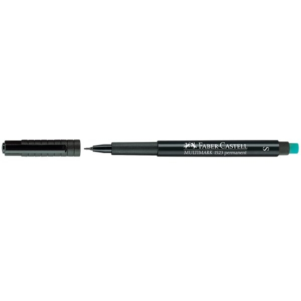 Marcatore permanente Multimark Faber Castell - fine - 0,6 mm - nero - 151399 (conf.10)