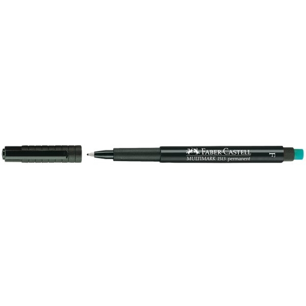 Marcatore permanente Multimark Faber Castell - superfine - 0,4 mm - nero - 152399 (conf.10)