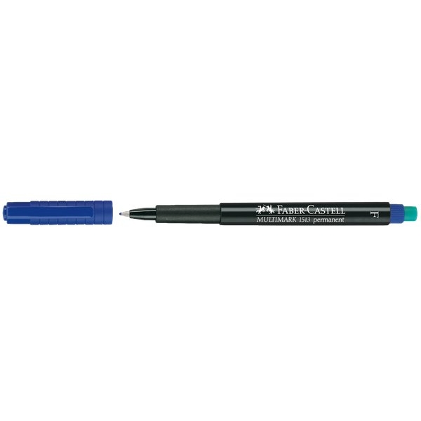 Marcatore permanente Multimark Faber Castell - media - 1,0 mm - blu - 152551 (conf.10)