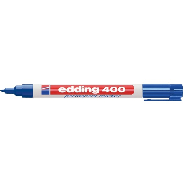 Marcatore permanente 400 Edding - 1 mm - blu - e-400 003 (conf.10)