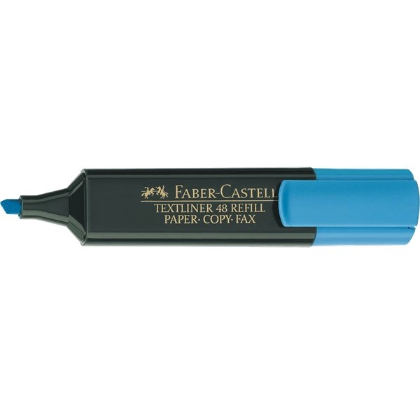 Evidenziatore Textliner 48 Refill Faber Castell - azzurro - 154851 (conf.10)