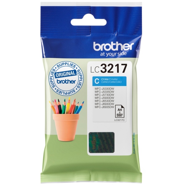 Cartuccia Brother LC-3217C ciano - 947618
