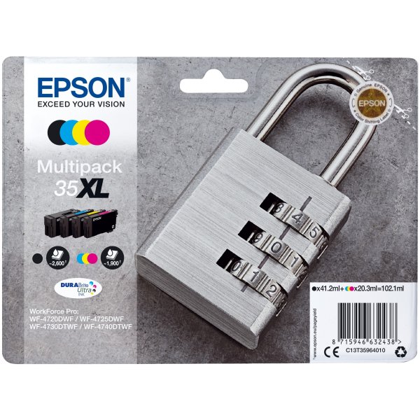 Cartuccia Epson 35XL (C13T35964010) nero-ciano-magenta-giallo - 947737