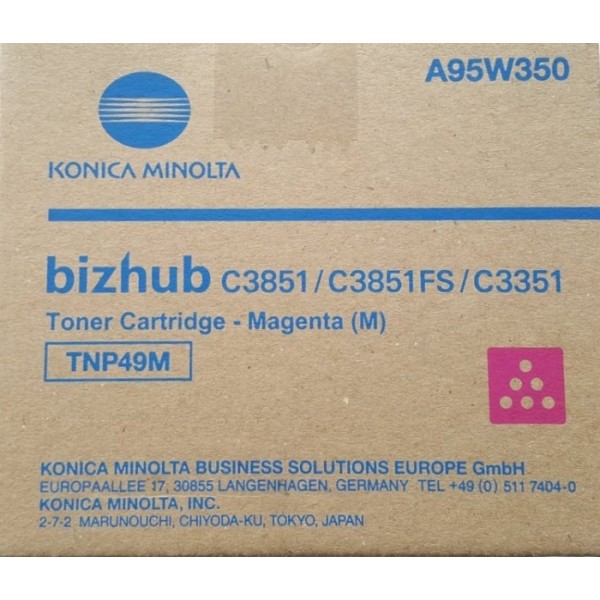 Toner Konica-Minolta TNP49M (A95W350) magenta - B00124