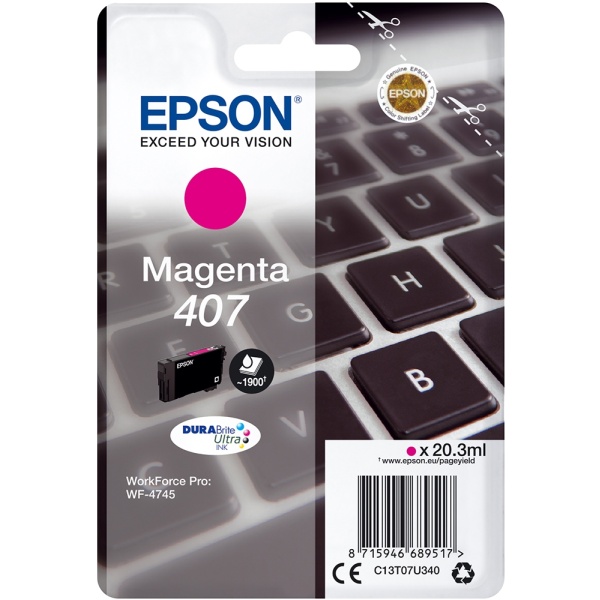 Cartuccia Epson C13T07U340 magenta - B00208