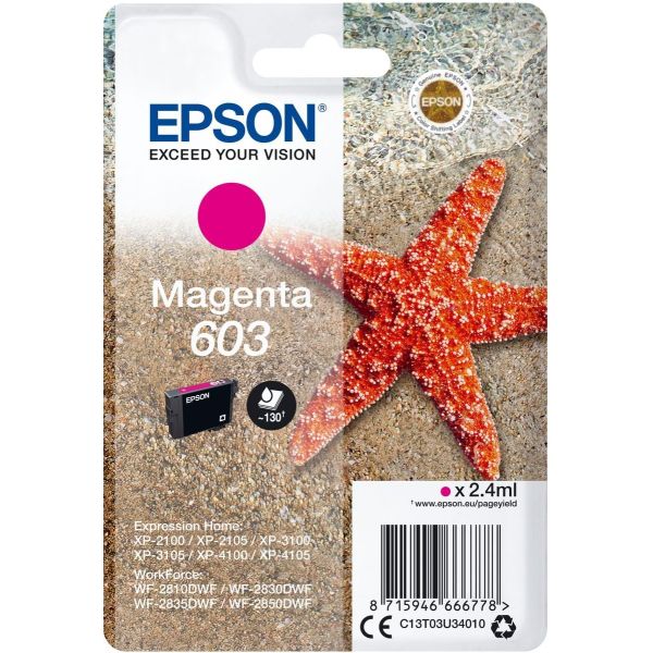 Cartuccia Epson 603 (C13T03U34010) magenta - B00304