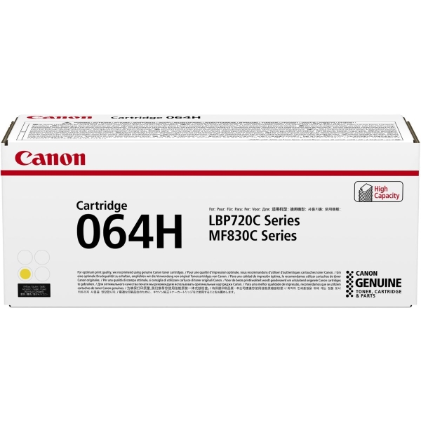Toner Canon 064H (4932C001) giallo - B00753