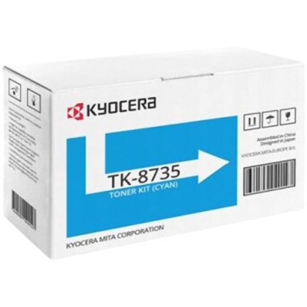 Toner Kyocera-Mita TK-8735C (1T02XNCNL0) ciano - B00944