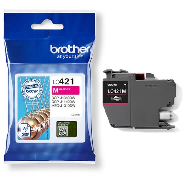Cartuccia Brother LC421M magenta - B00977