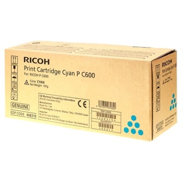 Toner Ricoh 408315 ciano - B01420