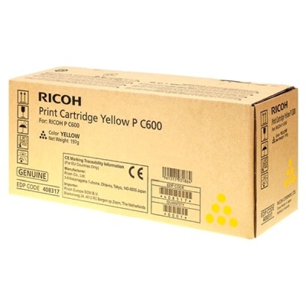 Toner Ricoh 408317 giallo - B01422