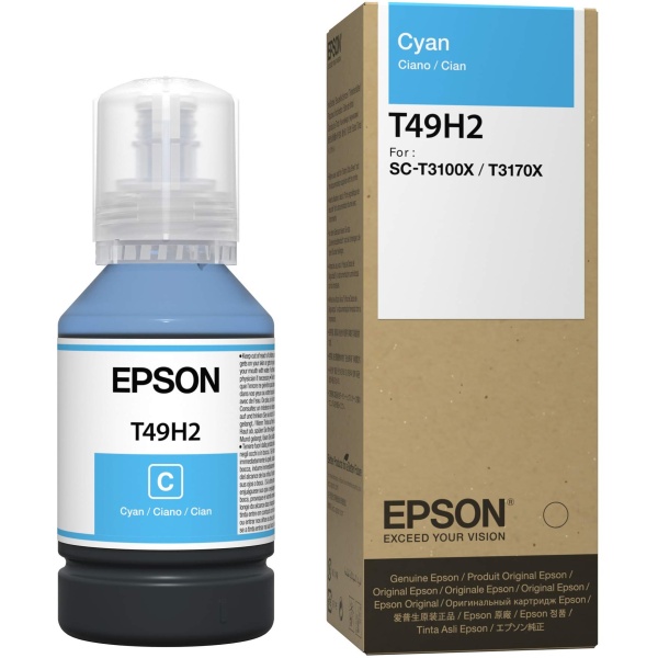 Flacone Epson T49H (C13T49H200) ciano - B01763