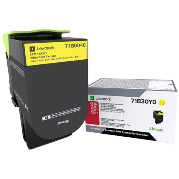 Toner Lexmark 456Y (71B0040) giallo - B01778