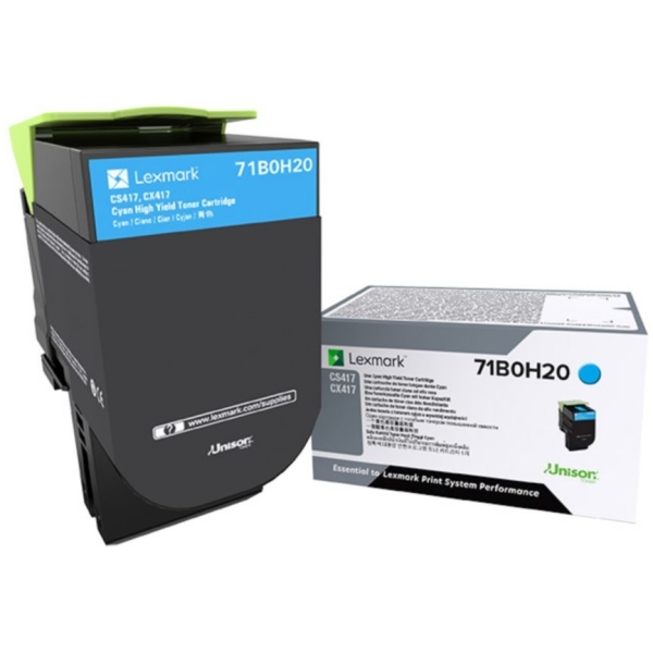 Toner Lexmark 456C (71B0H20) ciano - B01817