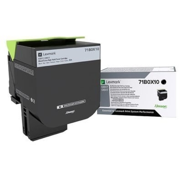 Toner Lexmark 71B0X10 nero - B01901