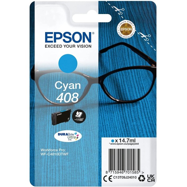 Cartuccia Epson 408 (C13T09J24010) ciano - B01927
