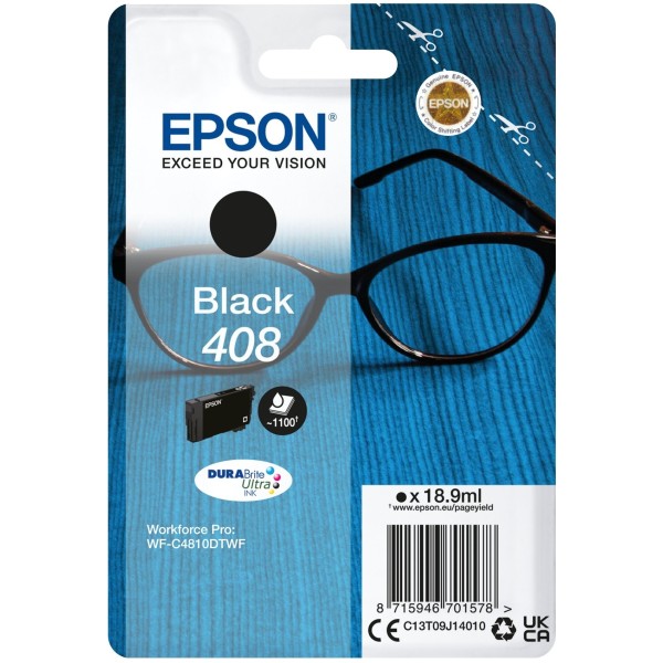 Cartuccia Epson 408 (C13T09J14010) nero - B01945