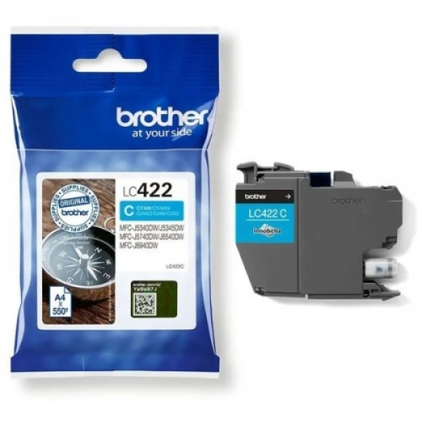 Cartuccia Brother LC422XLC ciano - B01960
